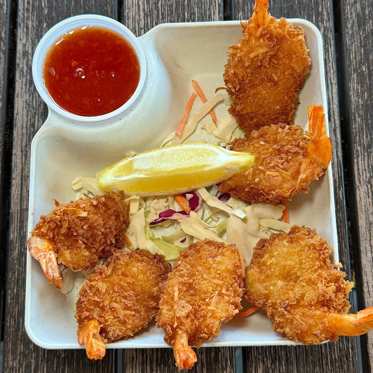 Coconut Shrimp.