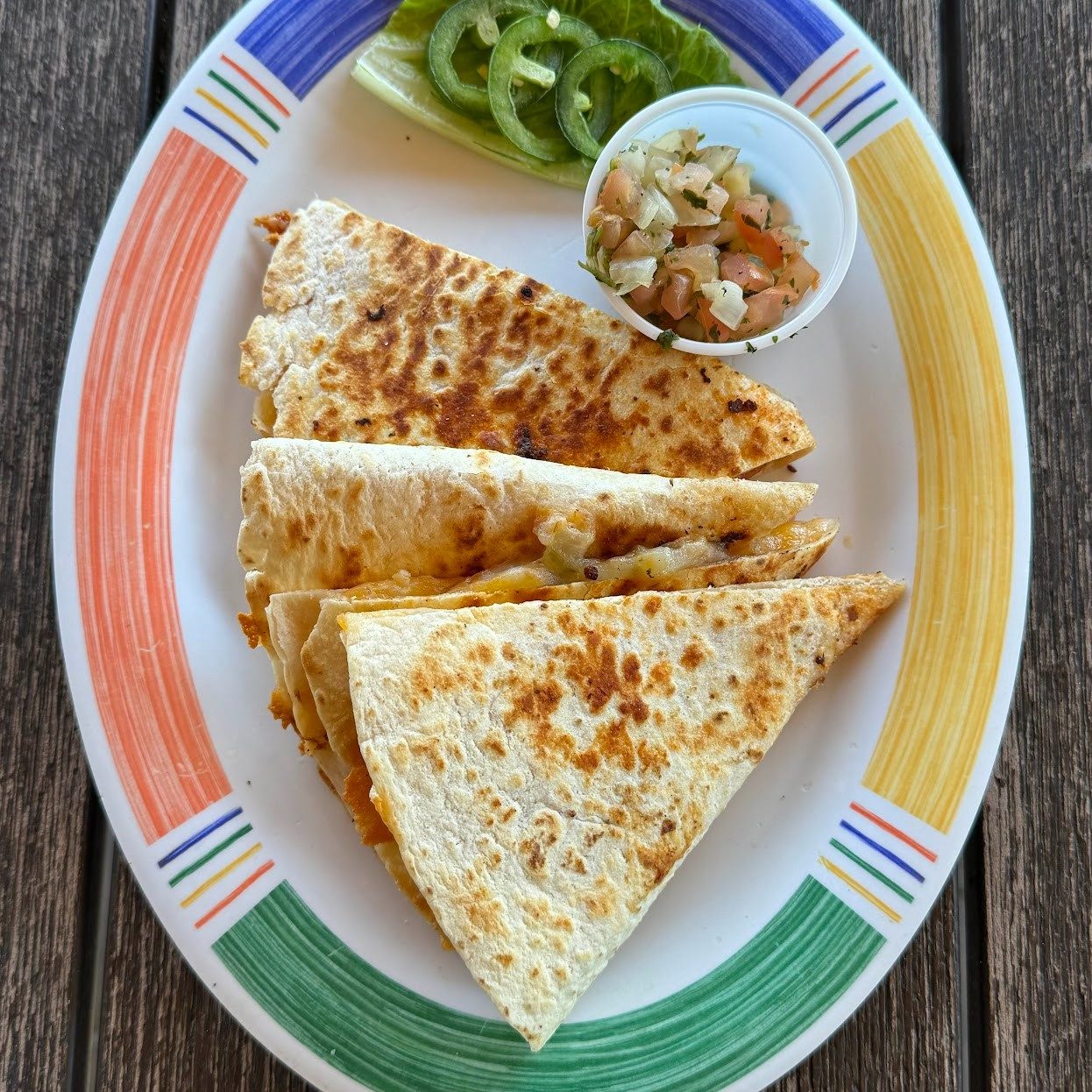 Shrimp Quesadilla.