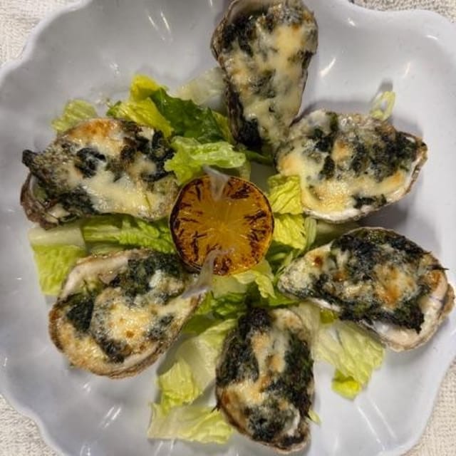 Oysters Rockefeller.