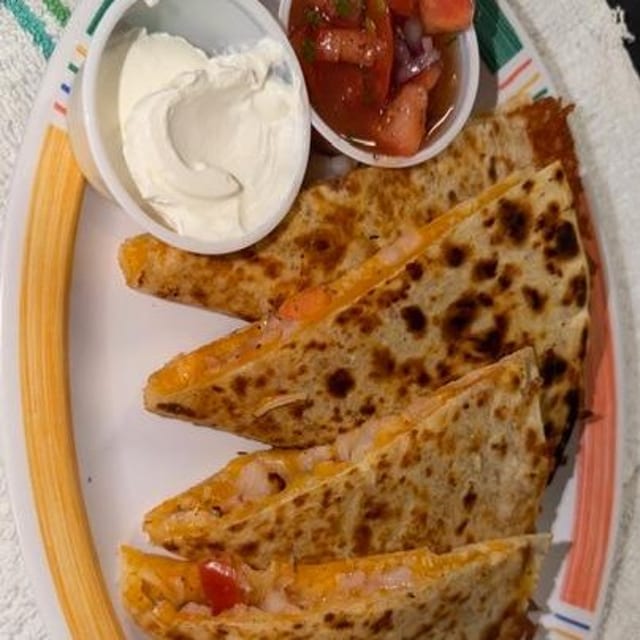 Buffalo Chicken Quesadilla.