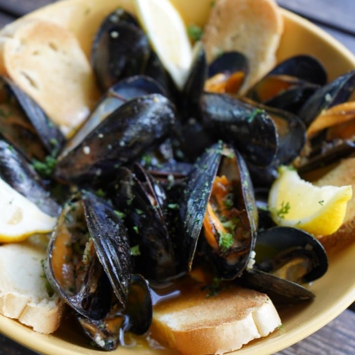 Fresh Mussels.